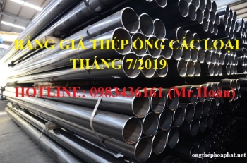 Dự báo giá thép ống tháng 7/2019