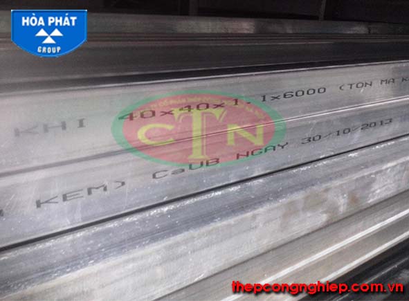 Hộp mạ kẽm 30 x 60 x 1.1